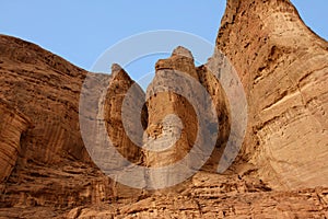 Solomon pillars rock in Timna park, Israel