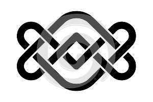 Solomon`s knot symbol