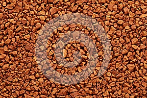 Soluble coffee background