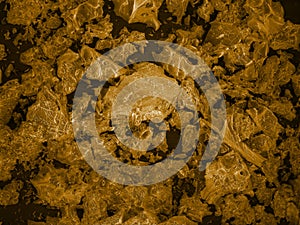 Soluble coffee powder, scanning electron microscopy photo