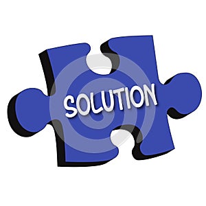 Solution 3D Puzzle Piece