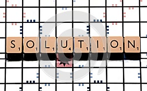 Solution board-game