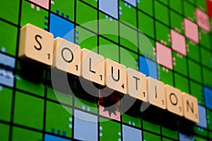 Solution board-game