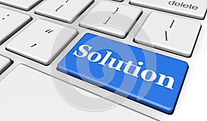 Solution It Business Keyboard Button