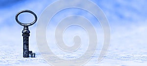 Solution concept in blue