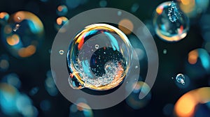 solution dissolving bubble