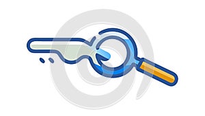 Solution Key Search Icon Design, vector design Generative AI
