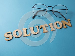 Solution, Motivational Words Quotes Concept