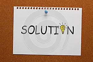 Solution Word Concept