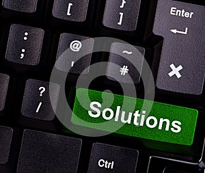 Solutions on keyboard