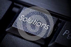 Solutions keyboard button