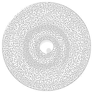 Solvable maze labyrinth vector ilustration