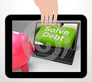 Solve Debt Key Displays Solutions To Money Owing