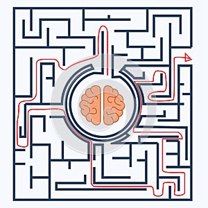 Solved, Brain inside the maze