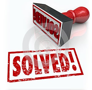 Solved Stamp Solution to Problem Challenge Overcome