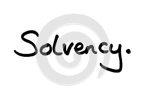 Solvency photo