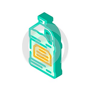 solvent dry cleaning isometric icon vector illustration