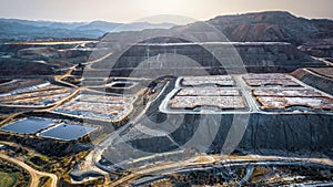 Solvent extraction plant at copper mine in Skouriotissa, Cyprus