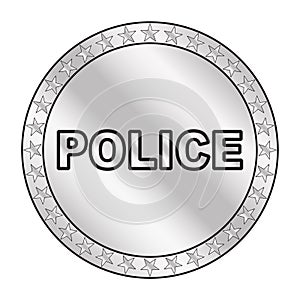 Spoof Police Badge photo