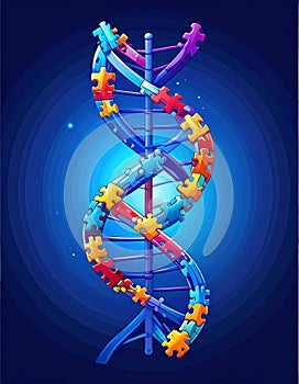 Solving the Genetic Code - DNA Puzzle Helix