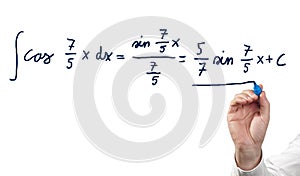 Solving integral equation. photo