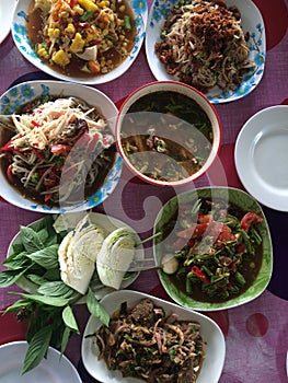 Som Tam food cuisine from Thailand