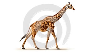 Somali Giraffe, commonly known as Reticulated Giraffe. AI Generative