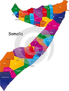 Somalia map