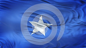 SOMALIA Realistic Waving Flag Background