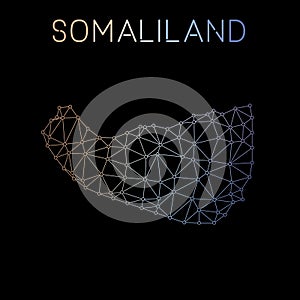 Somaliland network map.