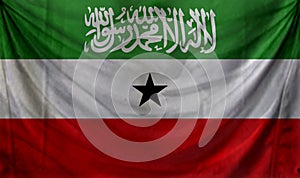 Somaliland Wave Flag Close Up