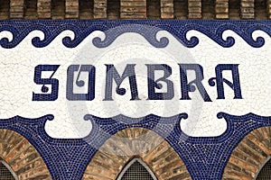 Sombra - Detail of the Monumental bullring.