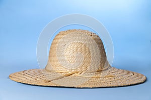 Sombrero hat on blue background