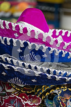 Sombreros for sale in Mexico photo