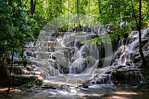 Sombrillas Waterfalls in Palenque, Mexico photo