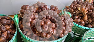 Some basket of snak fruit