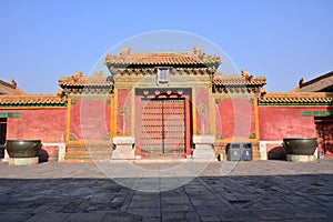 Some buildings in the Imperial Palace of Beijing