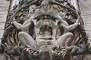 Some details of Pena Palace in Sintra