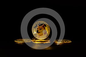 Some Dogecoins that have a gold colour are currently popular and have an increasing value compared to the US Dollar.