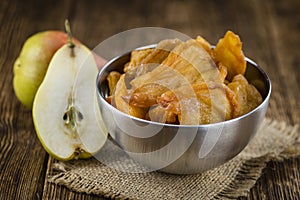 Some dried Pears (selective focus)