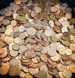 Some Eurocent coins