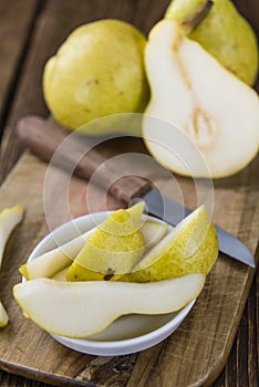 Some fresh Pears