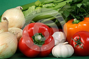 Some fresh vegetables photo