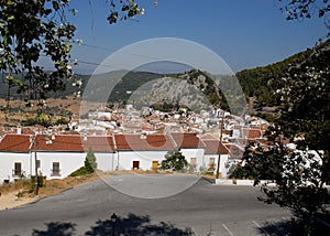 Some houses in El Bosque in Andalusia (Spain)