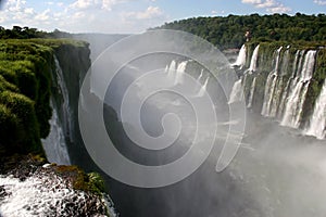 Some of the Iguacu Waterfalls