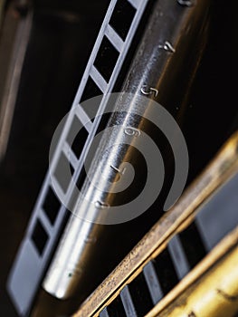 Musical instruments vintage harmonics diatonic and chromatic photo