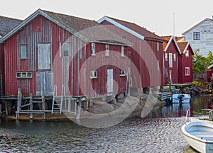 Some old boathouse on swedish westoast