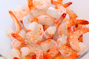 Some prepared shrimps