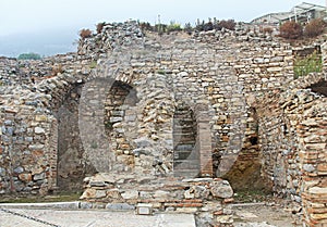 Some of the Restored Ruins of Ancient Ephesus in Turkey