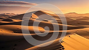 With some ridges and patterns formed by the wind adding depth to the